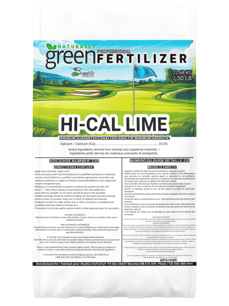 Hi-Cal Lime SGN 220 - www.boydcoturf.com